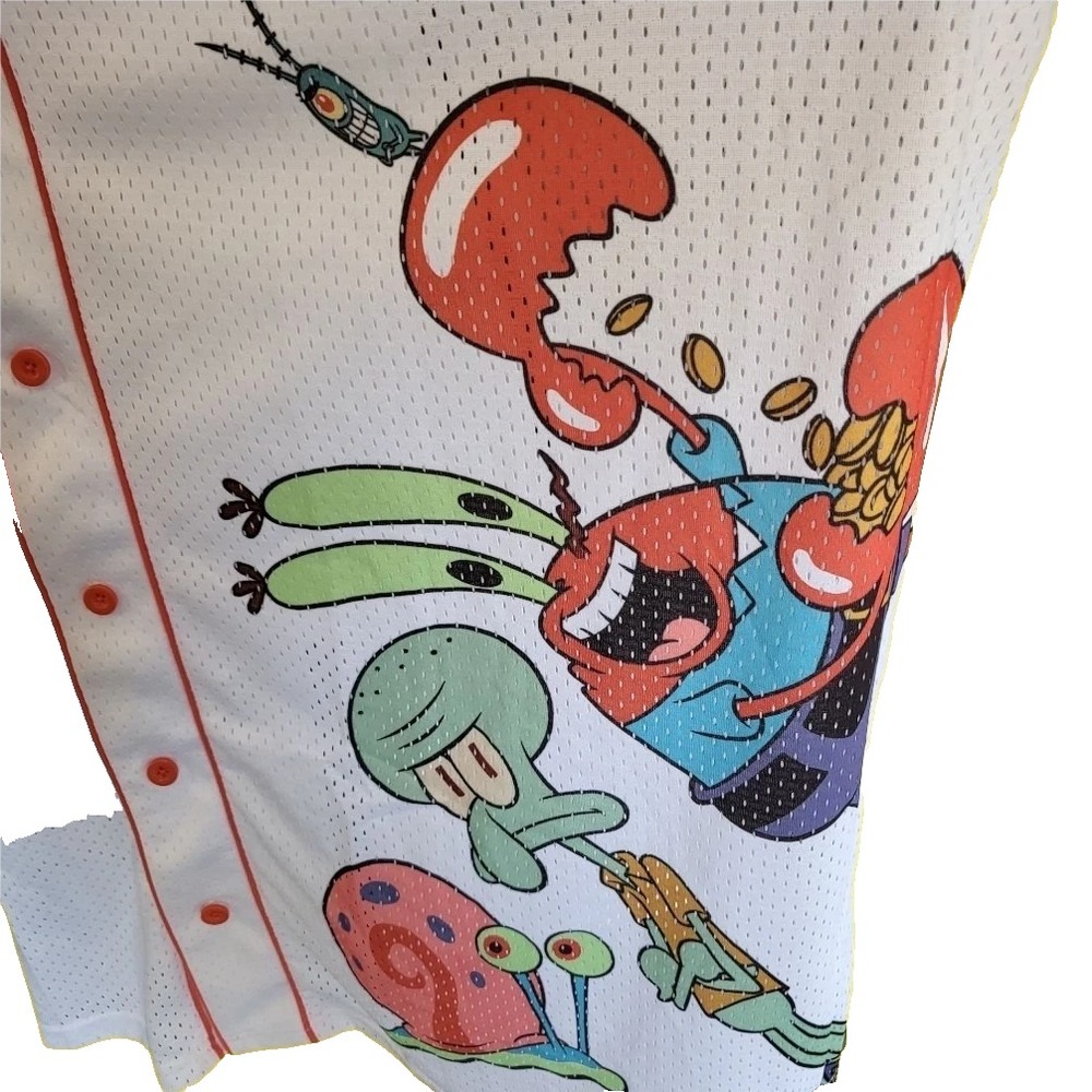 Nickelodeon SpongeBob SquarePants Baseball Jersey Size 4X - Picture 6 of 7